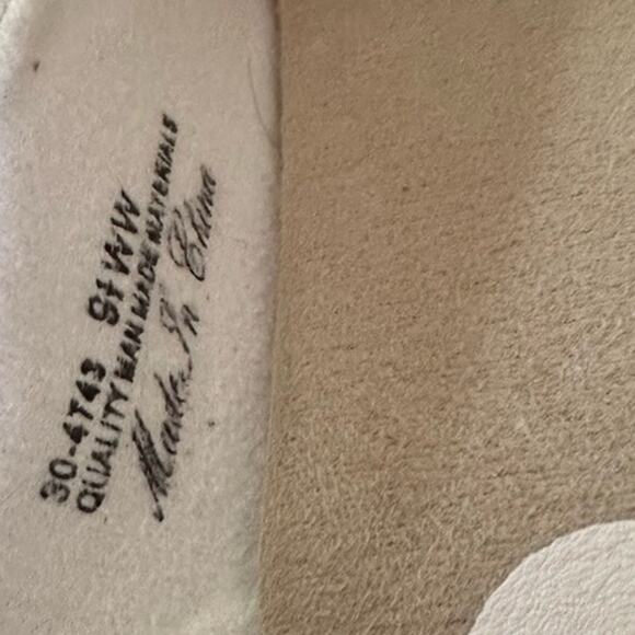 Easy Street Kindly Espadrille White Sandals Women 9.5 WW New Wedge - Picture 6 of 7